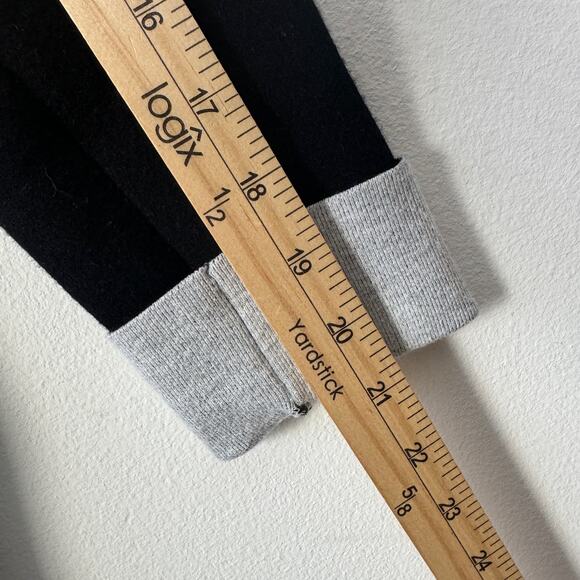 Hobbs London Cardigan Womens Large Black Gray Knit Longline Minimalist Classic - Picture 5 of 8